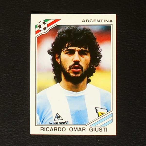 Mexico 86 Nr. 081 Panini Sticker Ricardo Omar Giusti