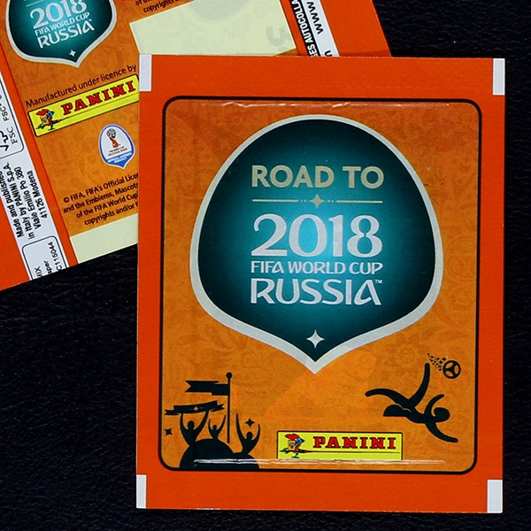 Road to Russia 2018 Panini sticker bag - UK without barcode