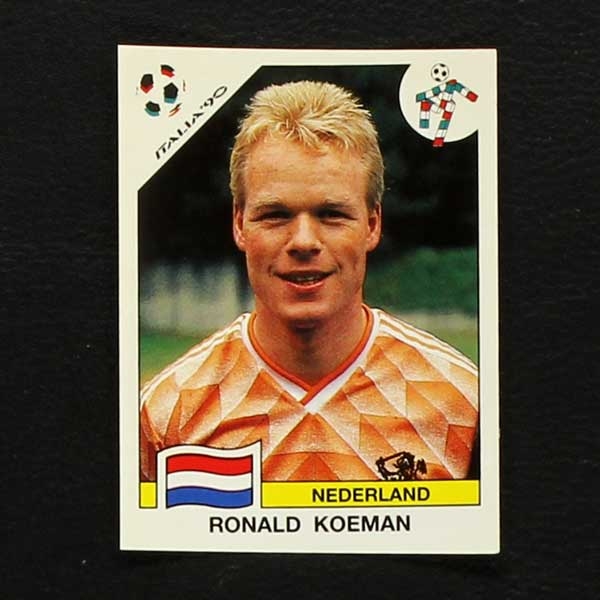 Italia 90 Nr. 406 Panini Sticker Ronald Koeman