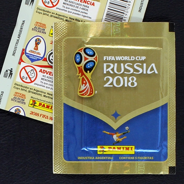 Russia 2018 Panini Sticker Tüte - Argentina Version