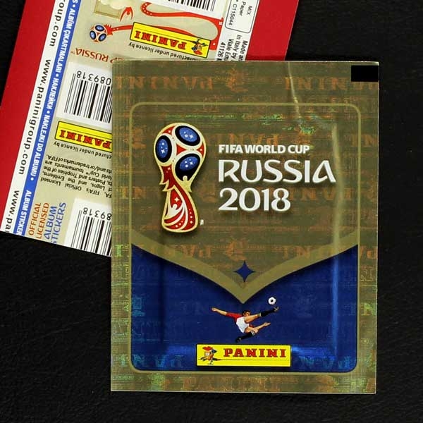 Russia 2018 Panini Sticker Tüte belgische Variante