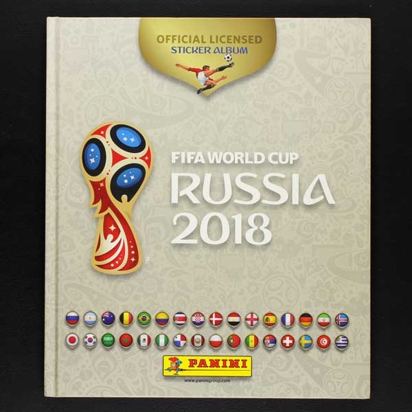 Russia 2018 Panini Sticker Leeralbum Hardtcover Frankreich