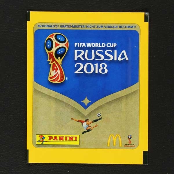 Russia 2018 McDonalds Panini sticker bag German variant