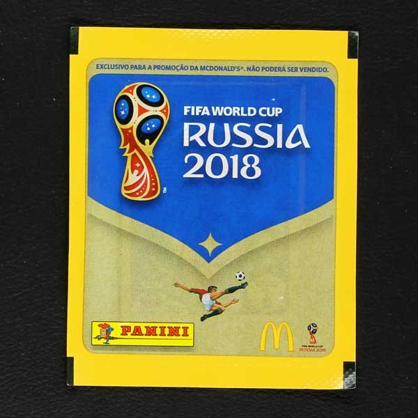 Russia 2018 McDonalds Panini Sticker Bag Portuguese variant