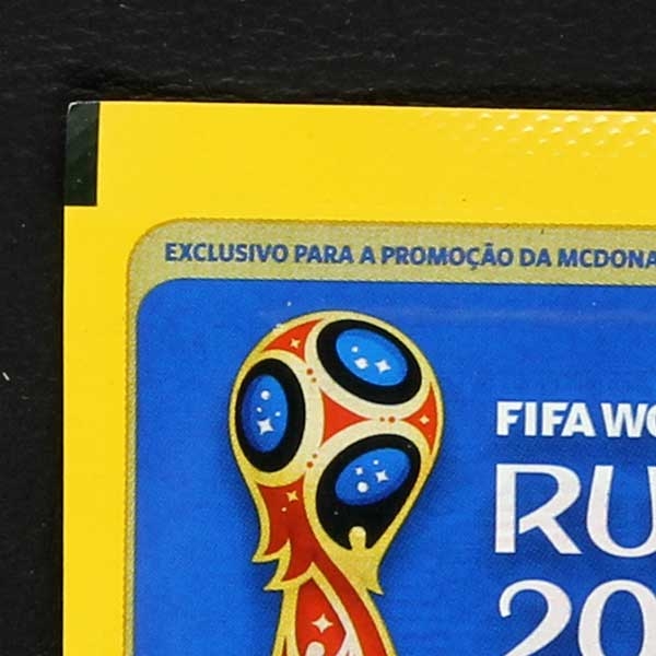 Russia 2018 McDonalds Panini Sticker Bag Portuguese variant