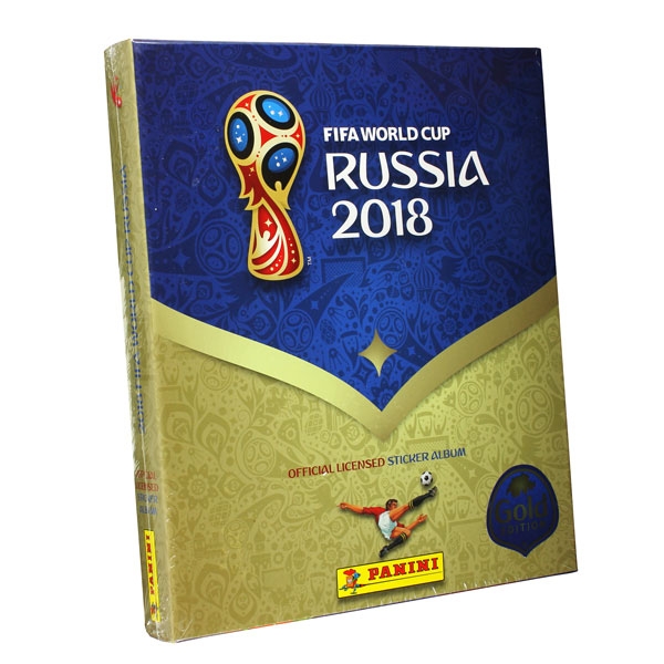 Russia 2018 Gold Edition Panini Hardcover Collectors Box