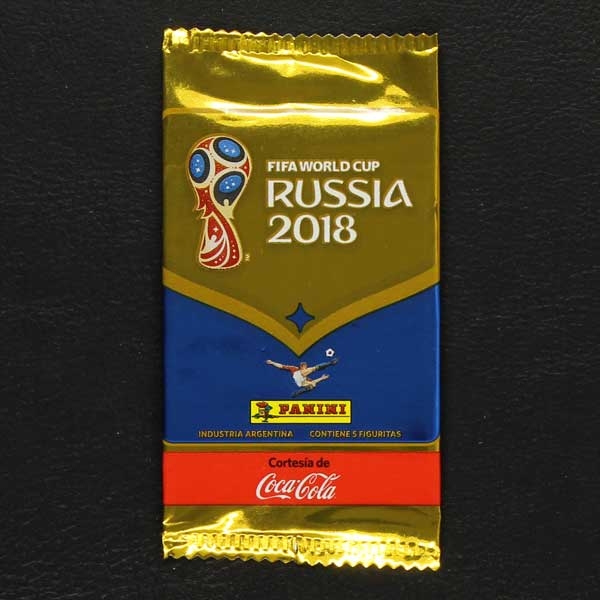 Russia 2018 Panini sticker bag Argentine Coca-Cola variant