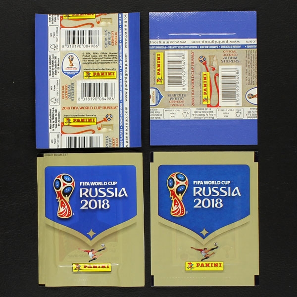 Russia 2018 Panini sticker bag 2 Mexican variants