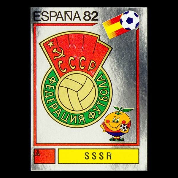 Espana 82 No. 382 Panini sticker SSSR badge