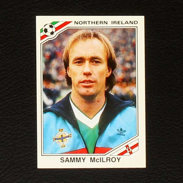 Mexico 86 Nr. 284 Panini Sticker Sammy McILroy