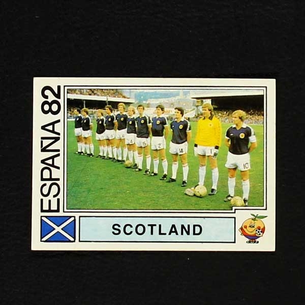 Espana 82 Nr. 401 Panini Sticker Scotland Mannschaft