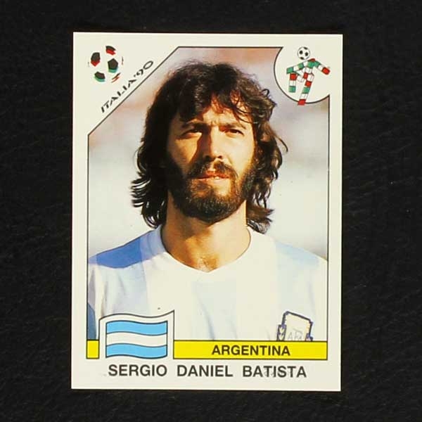 Italia 90 Nr. 124 Panini Sticker Sergio Daniel Batista