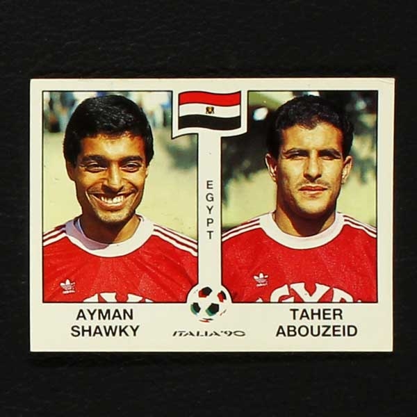 Italia 90 Nr. 447 Panini Sticker Shawky - Abouzeid