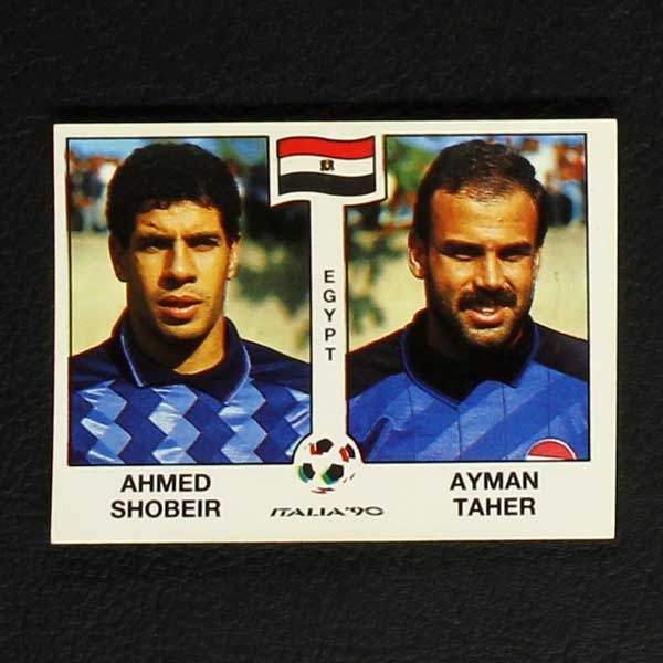 Italia 90 Nr. 441 Panini Sticker Shobeir - Taher