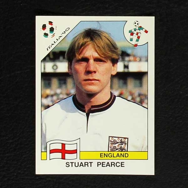 Italia 90 Nr. 390 Panini Sticker Stuart Pearce