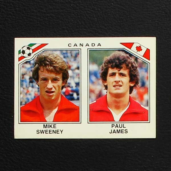 Mexico 86 Nr. 224 Panini Sticker Sweeney - James