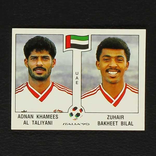 Italia 90 Nr. 314 Panini Sticker Taliyani - Bilal