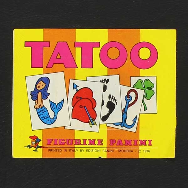 Tatoo 1976 Panini Tüte