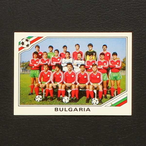 Mexico 86 Nr. 055 Panini Sticker Team Bulgaria