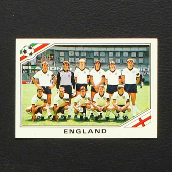 Mexico 86 No. 401 Panini sticker Team England