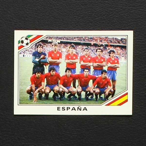 Mexico 86 Nr. 257 Panini Sticker Team Espana