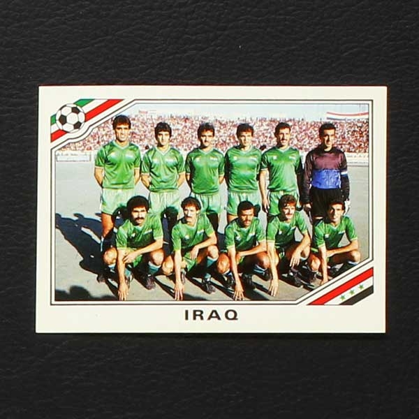 Mexico 86 Nr. 101 Panini Sticker Team Iraq