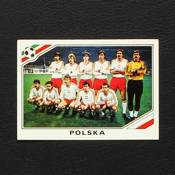 Mexico 86 Nr. 365 Panini Sticker Team Polska