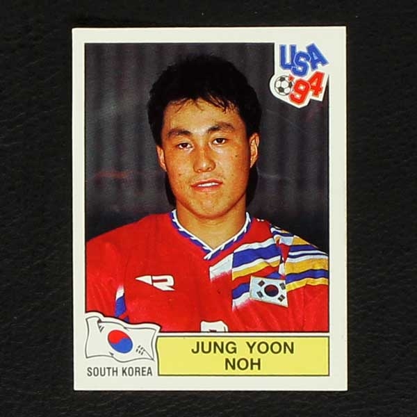 USA 94 Nr. 174 Panini Sticker Jung Yoon Noh