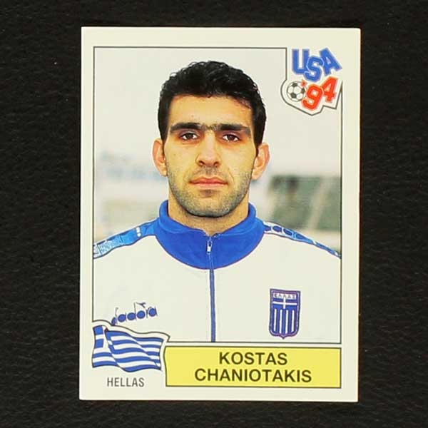 USA 94 Nr. 242 Panini Sticker Kostas Chaniotakis