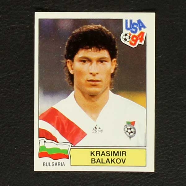 USA 94 Nr. 252 Panini Sticker Krasimir Balakov