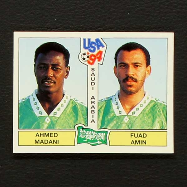 USA 94 Nr. 322 Panini Sticker Madani - Amin