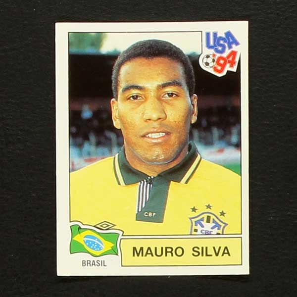 USA 94 Nr. 082 Panini Sticker Mauro Silva