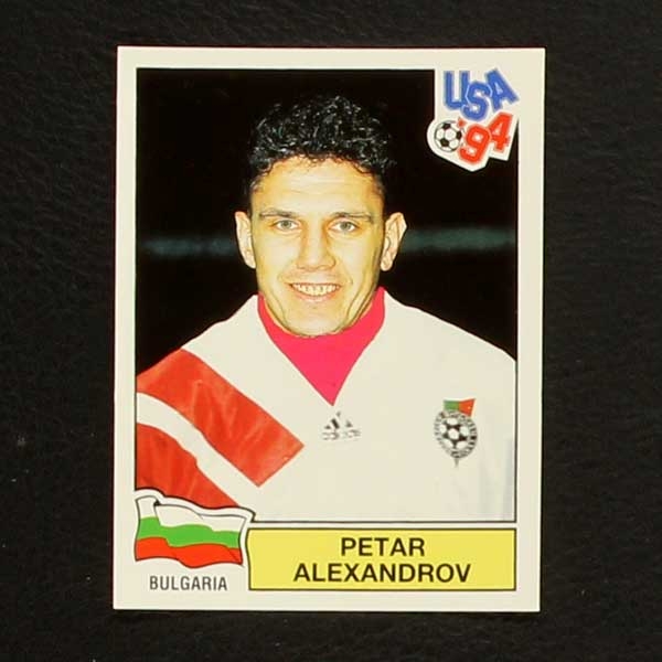 USA 94 Nr. 258 Panini Sticker Petar Alexandrov