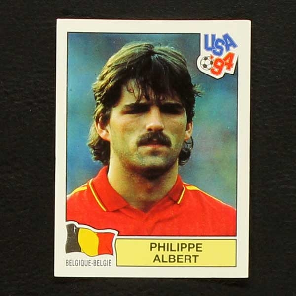 USA 94 Nr. 284 Panini Sticker Philippe Albert