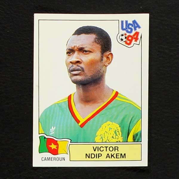 USA 94 Nr. 093 Panini Sticker Victor Ndip Akem