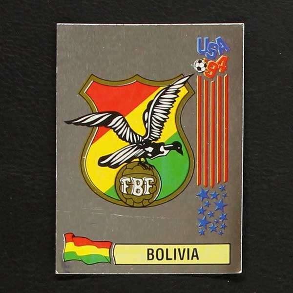 USA 94 No. 185 Panini sticker badge Bolivia