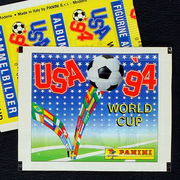 USA 94 Panini sticker bag yellow vertical