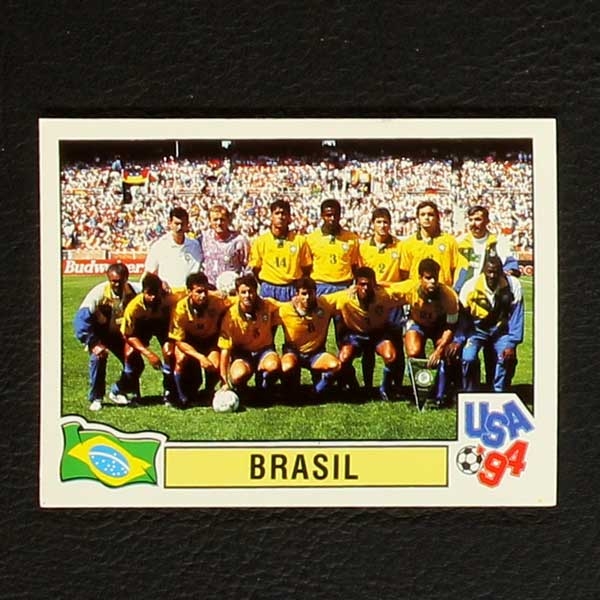 USA 94 Nr. 086 Panini Sticker Mannschaft Brasil