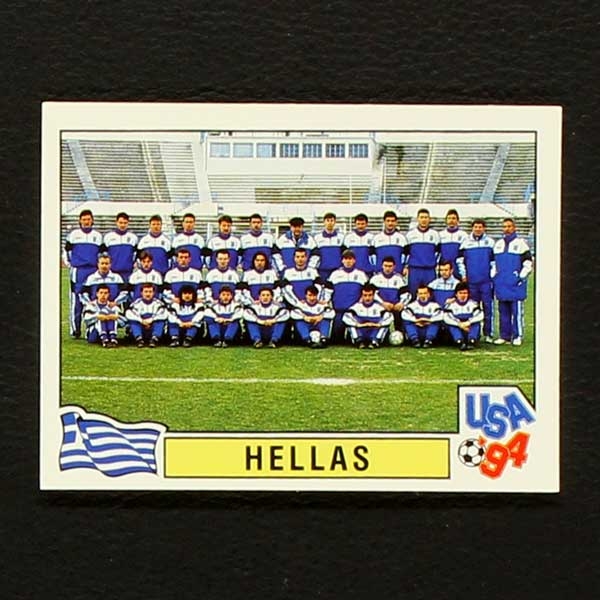 USA 94 Nr. 237 Panini Sticker Mannschaft Hellas