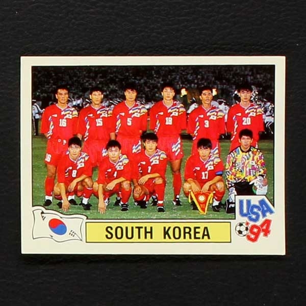 USA 94 Nr. 179 Panini Sticker Mannschaft South Korea