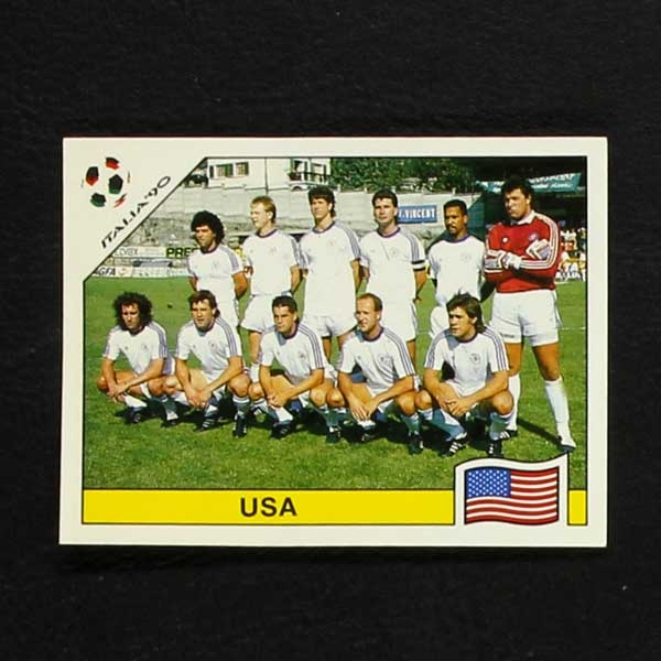 Italia 90 Nr. 098 Panini Sticker USA Mannschaft