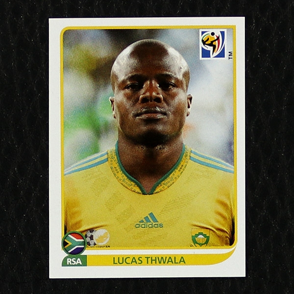 Lucas Thwala Panini Sticker No. 37 - South Africa 2010