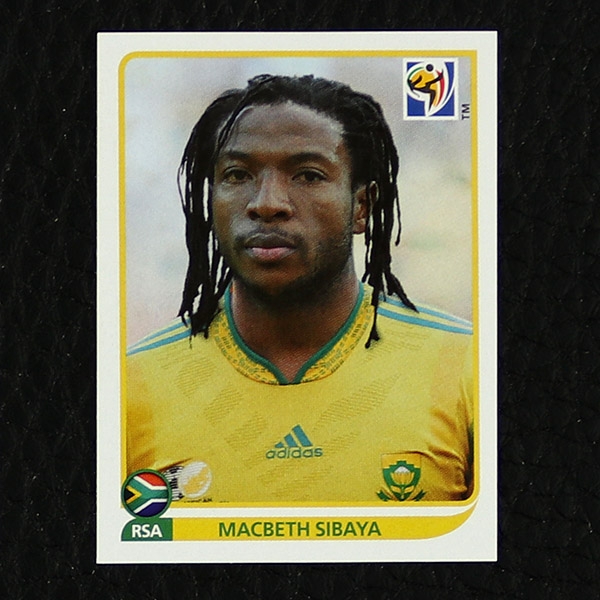 Macbeth Sibaya Panini Sticker No. 39 - South Africa 2010