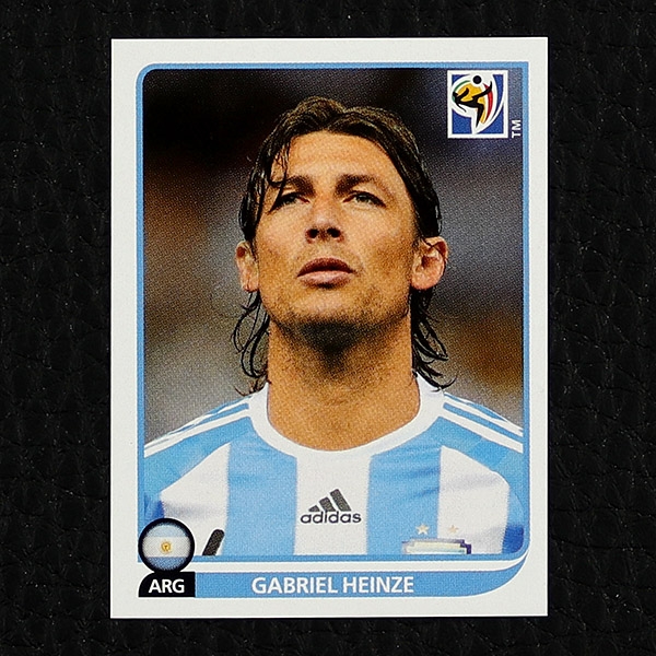 Gabriel Heinze Panini Sticker Nr. 110 - South Africa 2010