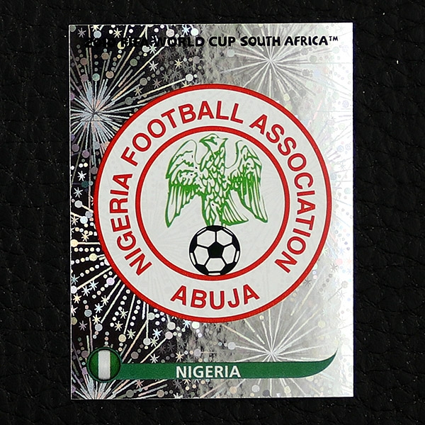 Nigeria Wappen Panini Sticker Nr. 126 - South Africa 2010