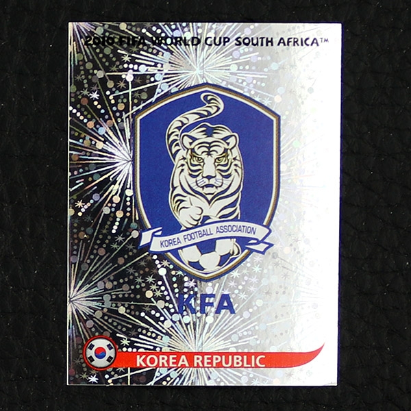 Südkorea Wappen Panini Sticker Nr. 145 - South Africa 2010