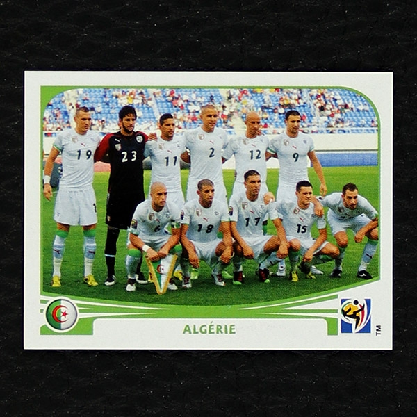 Algerien Team Panini Sticker Nr. 220 - South Africa 2010