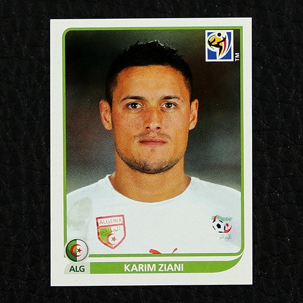 Karim Ziani Panini Sticker Nr. 232 - South Africa 2010