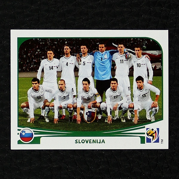 Slovenien Team Panini Sticker Nr. 239 - South Africa 2010