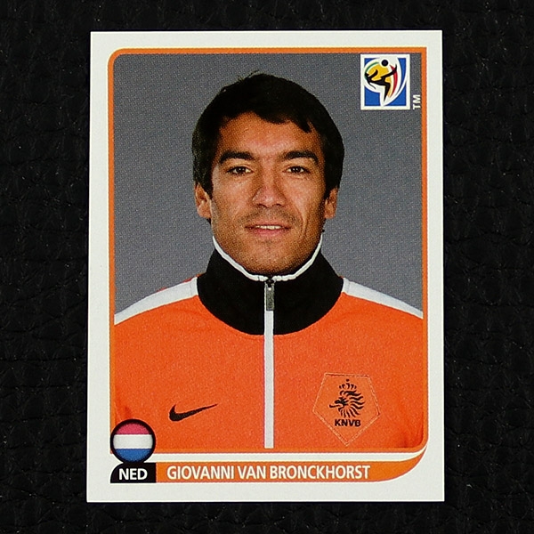 Giovanni van Bronckhorst Panini Sticker Nr. 337 - South Africa 2010